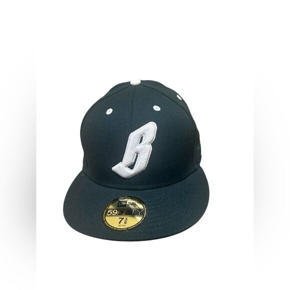 BILLIONAIRE BOYS CLUB Starry Arch Fitted Hat 841-2801BLK  billionaire boys club hat With B Logo Fitted New Era Size 7 1/8 7 3/4 7 3/8 77/8